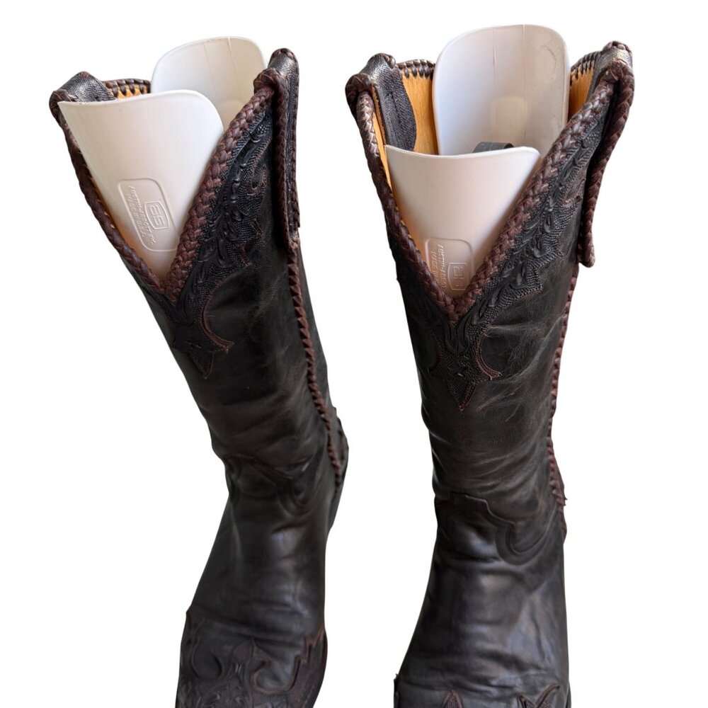 Old Gringo Julian Hand Tooled Cowboy Boots Men’s Size 8.5 D Women’s Size 10 - Picture 4 of 16